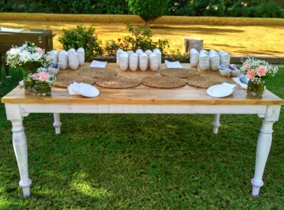 mesa de arroces boda